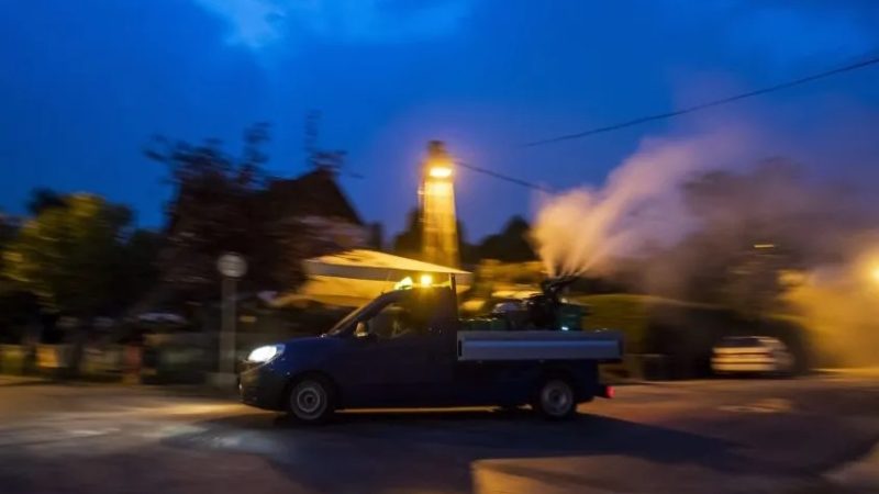 Ψεκασμός ακμαιοκτονίας κουνουπιών το βράδυ της Τρίτης 29 Αυγούστου στη Μελίκη Ημαθίας